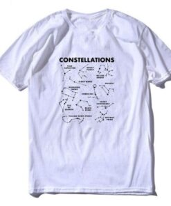 t shirt constellation blanc