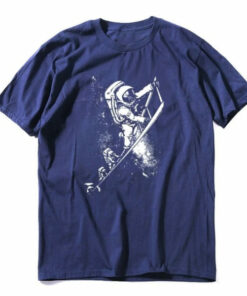 t-shirt-echelle-spatiale bleu