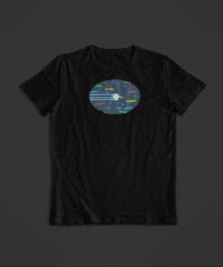 T Shirt Fusée Spatiale noir