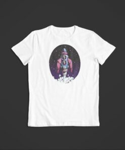 T Shirt Fusée Vintage blanc