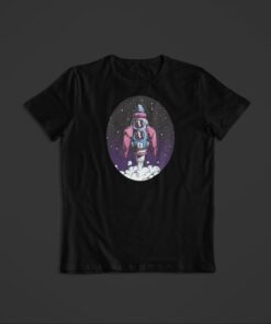 T Shirt Fusée Vintage noir