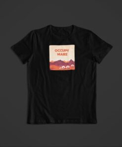 T Shirt Occupy Mars noir