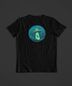 t shirt ovni ufo noir
