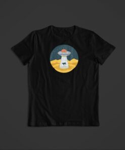 t shirt ovni vache noir