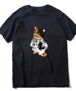 t shirt petit chat astronaute