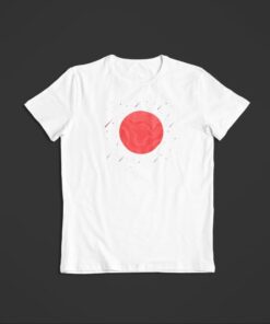 T Shirt planete mars blanc