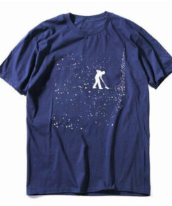 t shirt rangement spatial bleu