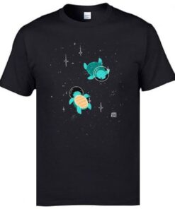 t shirt tortue astronaute