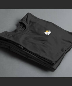 T Shirt Brodé Nuage noir