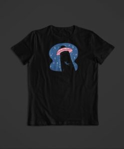 T Shirt Ovni Fille noir