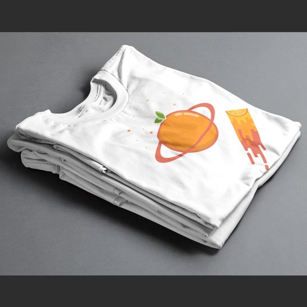 t_shirt_saturne_blanc T Shirt planete Saturne