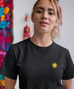 T Shirt Brodé Soleil