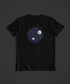 T Shirt Spoutnik noir