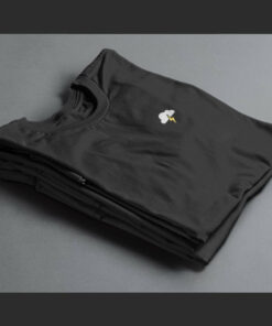 T Shirt Brodé Tonnerre noir