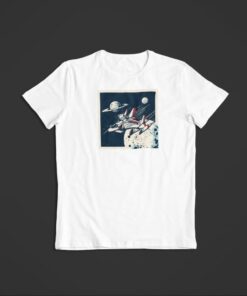 T Shirt vaisseau blanc