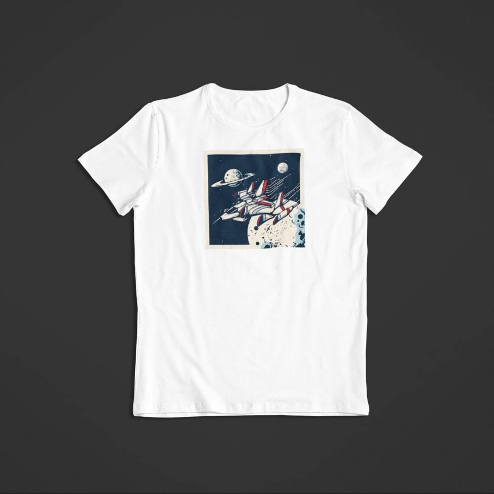 t_shirt_vaisseau_spatial_blanc T Shirt vaisseau blanc