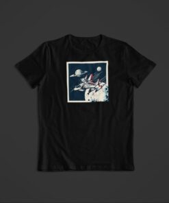 T Shirt vaisseau noir