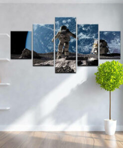 Tableau Astronaute Lune