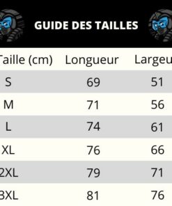 guide des tailles