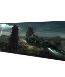 tapis de souris vaisseau spatial futuriste