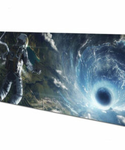 Tapis de Souris Astronaute Trou de Verre