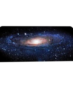tapis de souris galaxie bleue
