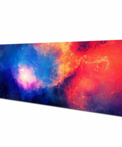 tapis de souris nébuleuse colorée