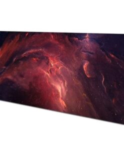 tapis de souris nebuleuse rouge