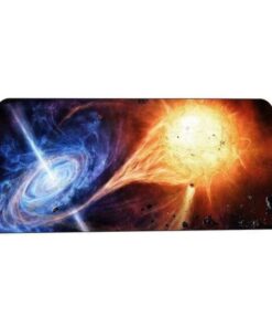 tapis de souris trou noir soleil