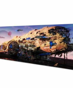 tapis de souris vaisseau ville