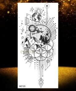 Tatouage Éphémère Cosmique | Le Petit Astronaute