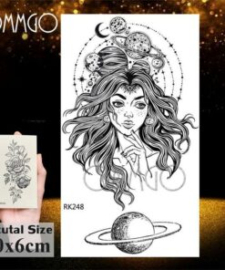 Tatouage Éphémère Femme Galactique | Le Petit Astronaute