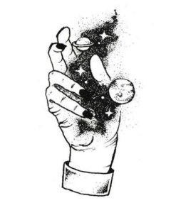 Tatouage Éphémère Magie Galactique