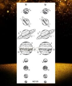 Tatouage Éphémère Système Solaire | Le Petit Astronaute