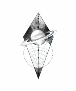 tatouage epehemere univers