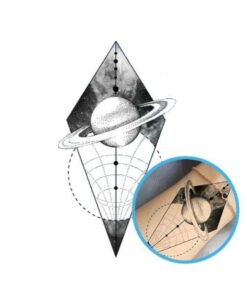 Tatouage Éphémère Univers