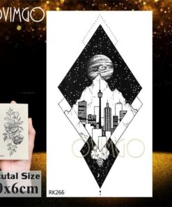 Tatouage Éphémère Ville Spatiale | Le Petit Astronaute