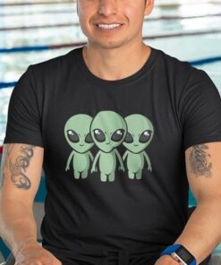 t shirt espace alien