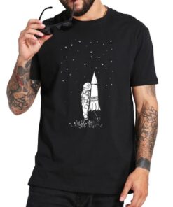 t shirt astronaute en herbe