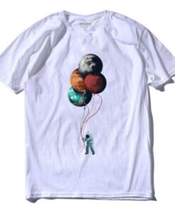 t shirt astronaute planete