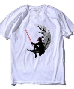 t shirt dark vador blanc