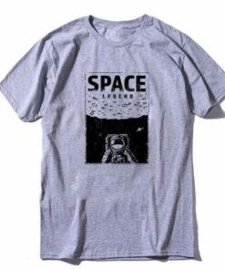 t shirt space legend gris