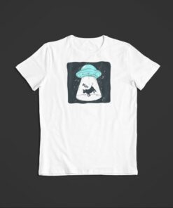 Tee Shirt Ovni Drole blanc