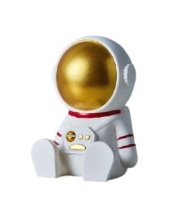 tirelire astronaute assis