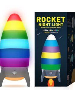 veilleuse fusee multicolore